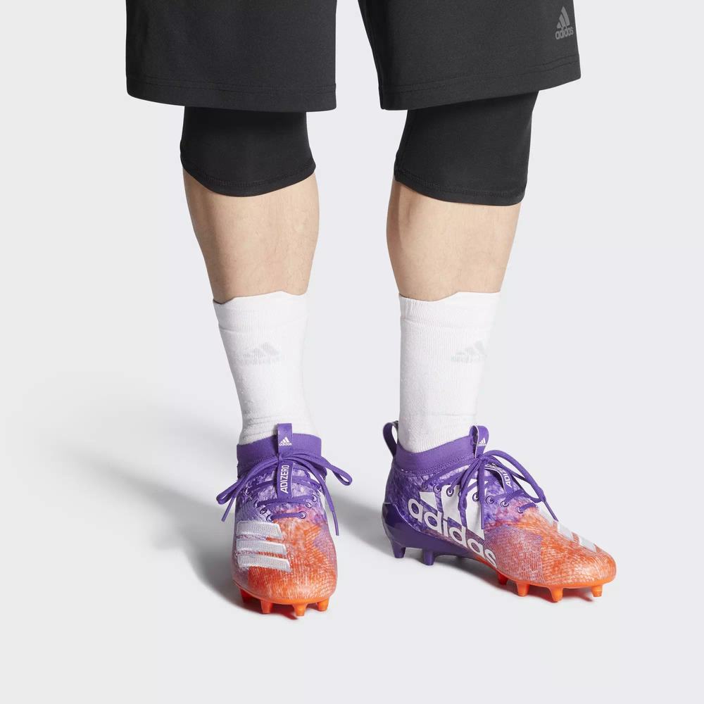 Adidas Adizero 8.0 Tacos de Futbol Morados Para Hombre (MX-86515)